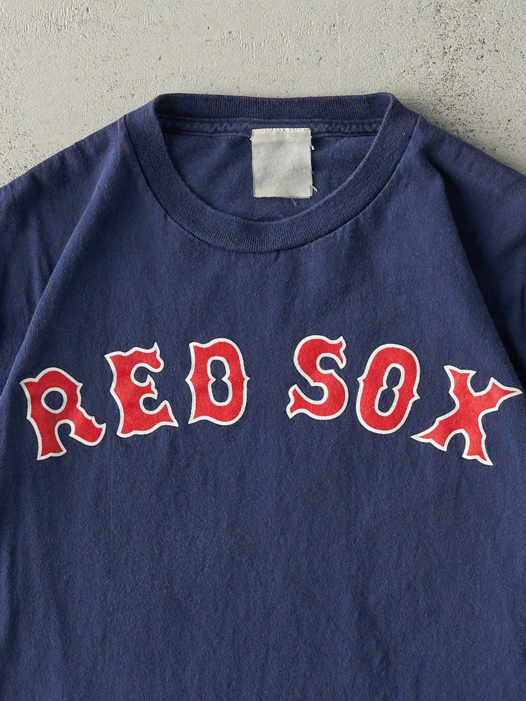 Vintage Y2K Navy Blue Boston Red Sox #19 Josh Beckett Player Tee (S) sold by Rebalance Vintage product image thumbnail 3