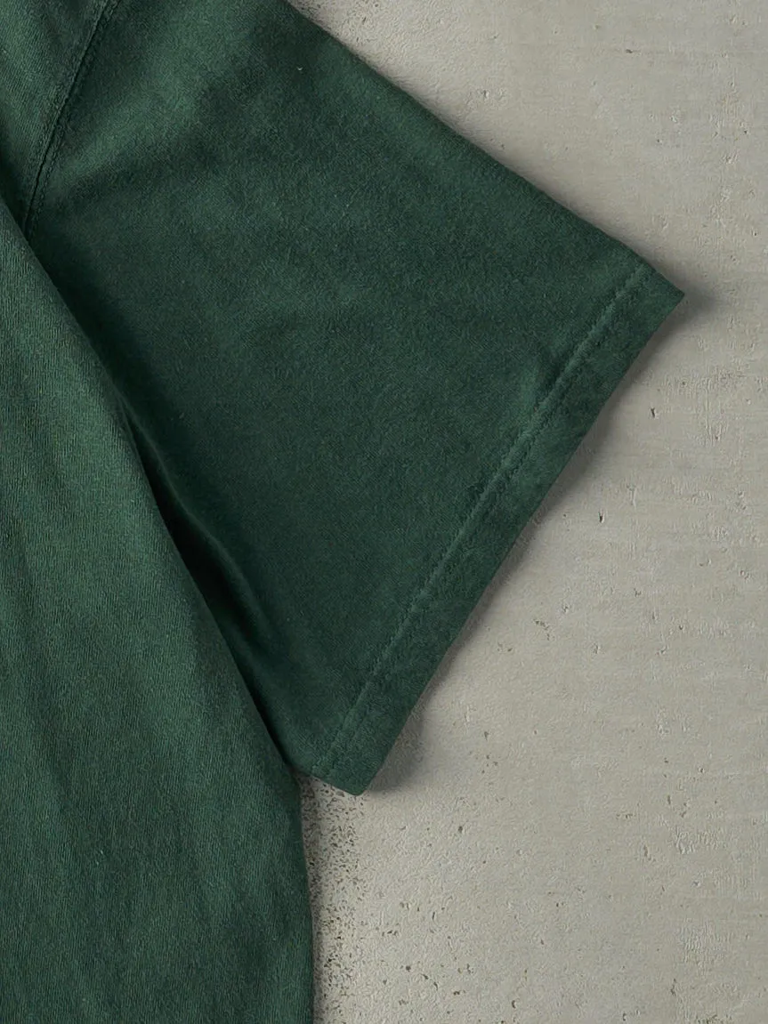 Vintage 90s Green Embroidered Green Bay Packers Tee (L) sold by Rebalance Vintage product image thumbnail 3