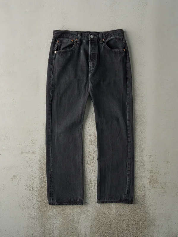 Vintage Y2K Faded Black Levi's 501 Denim Pants (31x29) sold by Rebalance Vintage