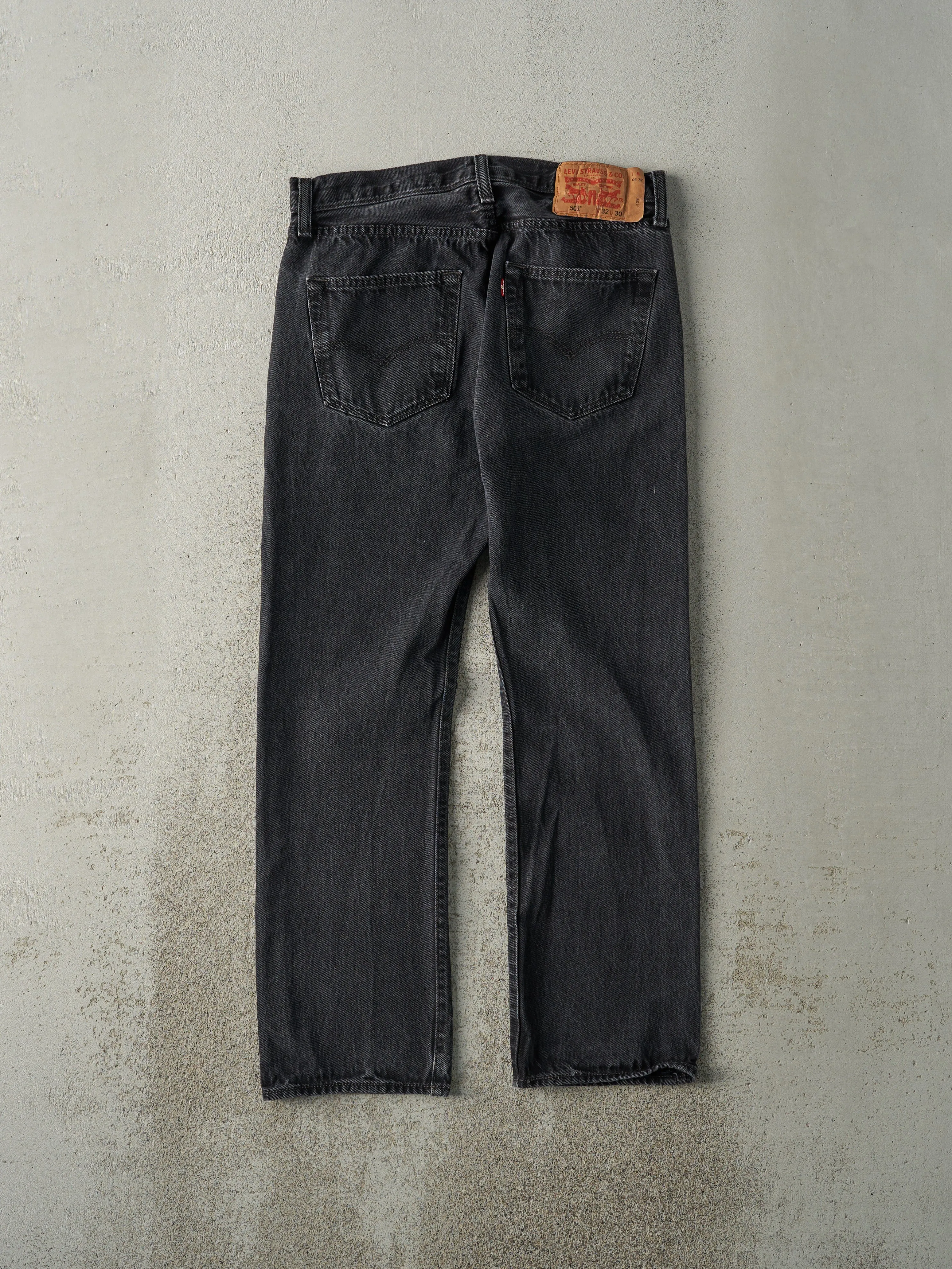 Vintage Y2K Faded Black Levi's 501 Denim Pants (31x29) sold by Rebalance Vintage product image thumbnail 3
