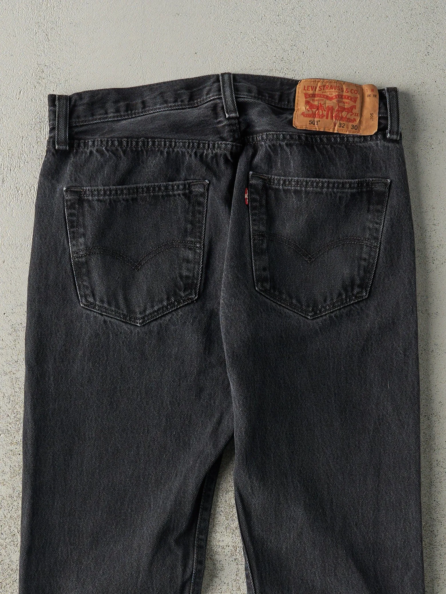 Vintage Y2K Faded Black Levi's 501 Denim Pants (31x29) sold by Rebalance Vintage product image thumbnail 5