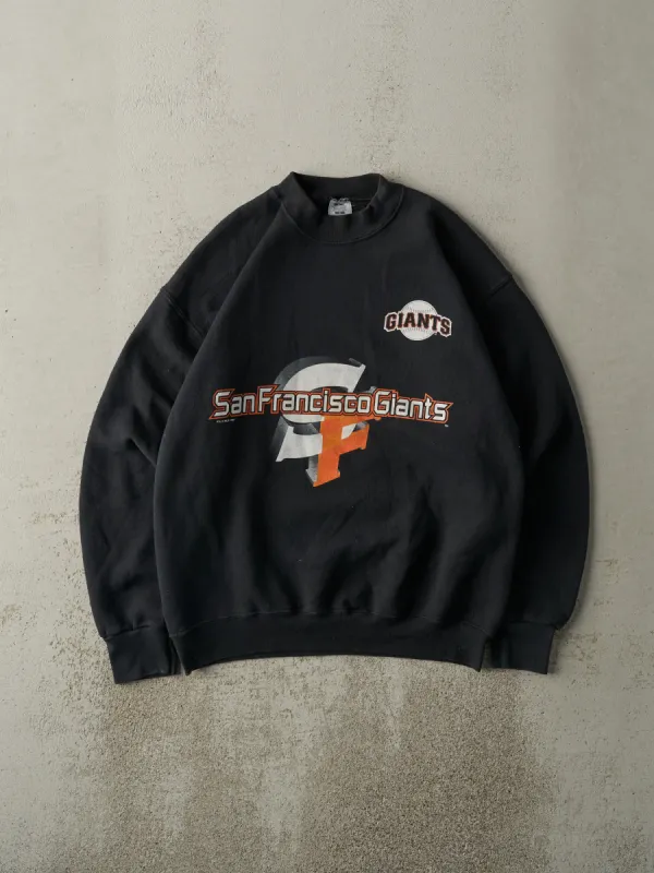 Vintage 97' Black San Francisco Giants Crewneck (M/L) sold by Rebalance Vintage