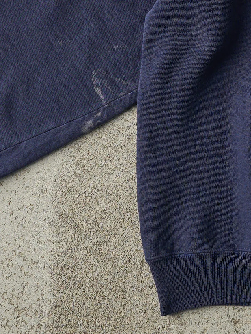 Vintage 93' Navy Blue Sliver Movie Promo Crewneck (L) sold by Rebalance Vintage product image thumbnail 3