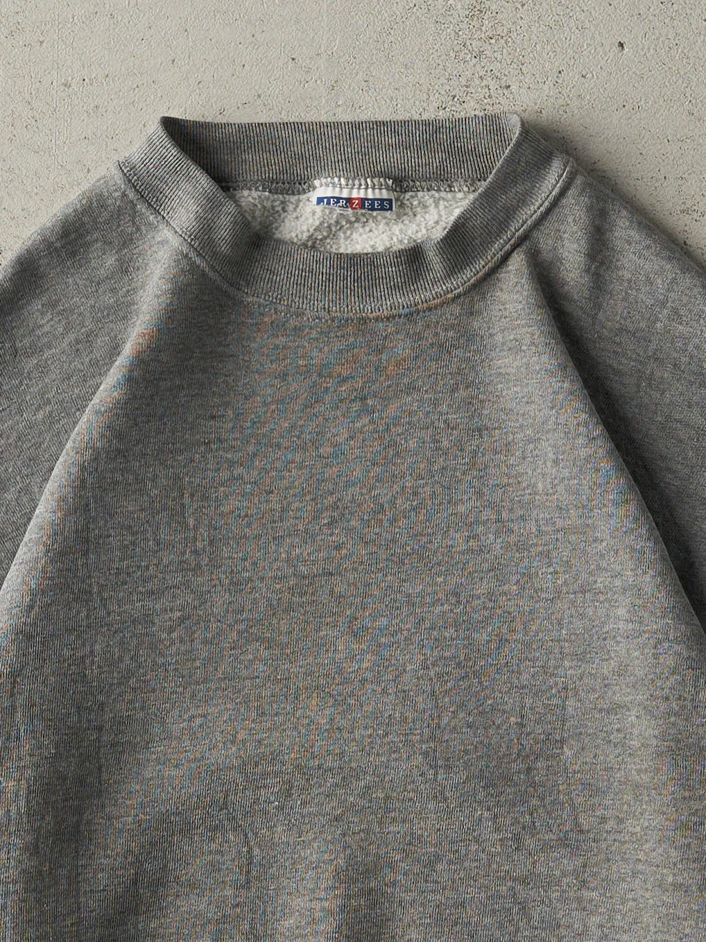 Vintage 90s Grey Blank Crewneck (S/M) sold by Rebalance Vintage product image thumbnail 2