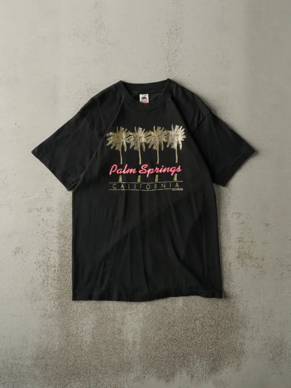 Vintage 80s Black Palm Springs California Single Stitch Tee (M/L) sold by Rebalance Vintage