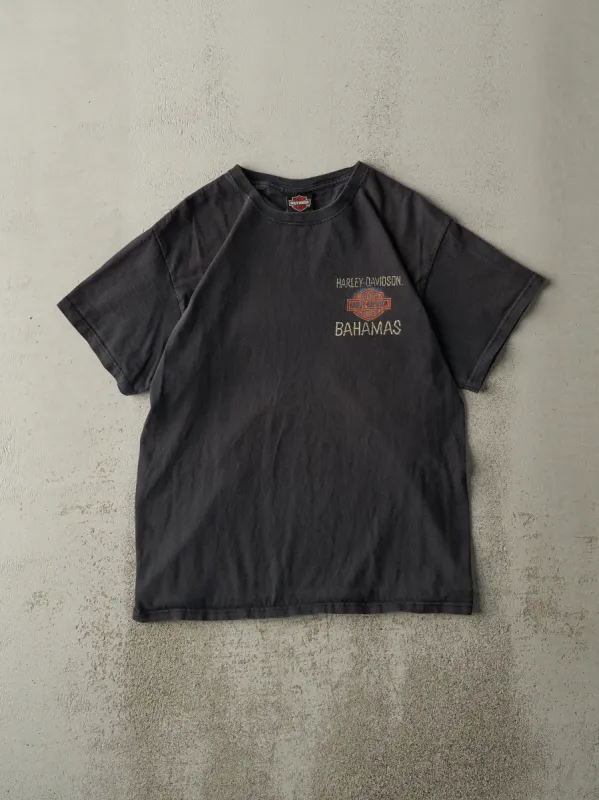 Vintage 11' Faded Black Bahamas Harley Davidson Tee (M) sold by Rebalance Vintage