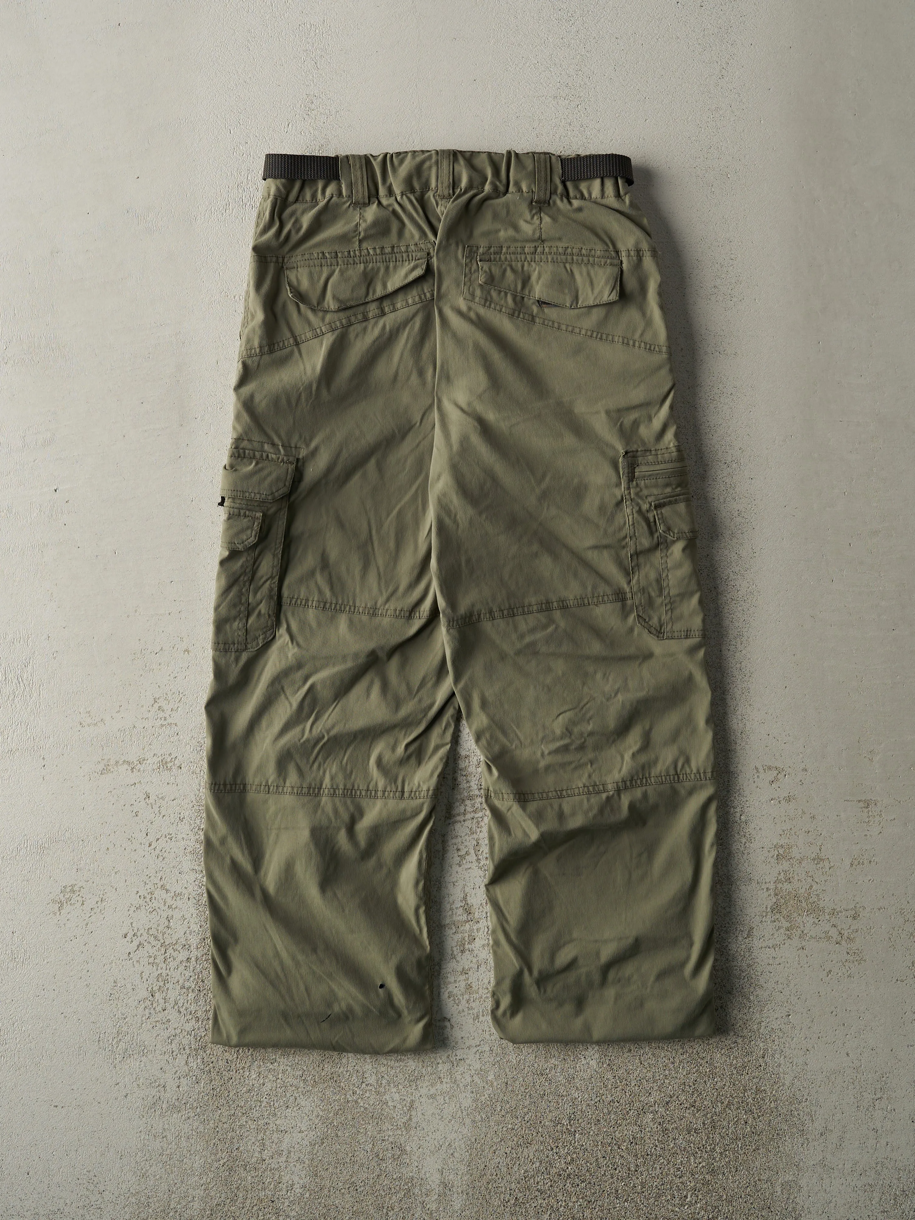 Vintage Y2K Green BC Clothing Cargo Hiking Pants (31x27) sold by Rebalance Vintage product image thumbnail 2