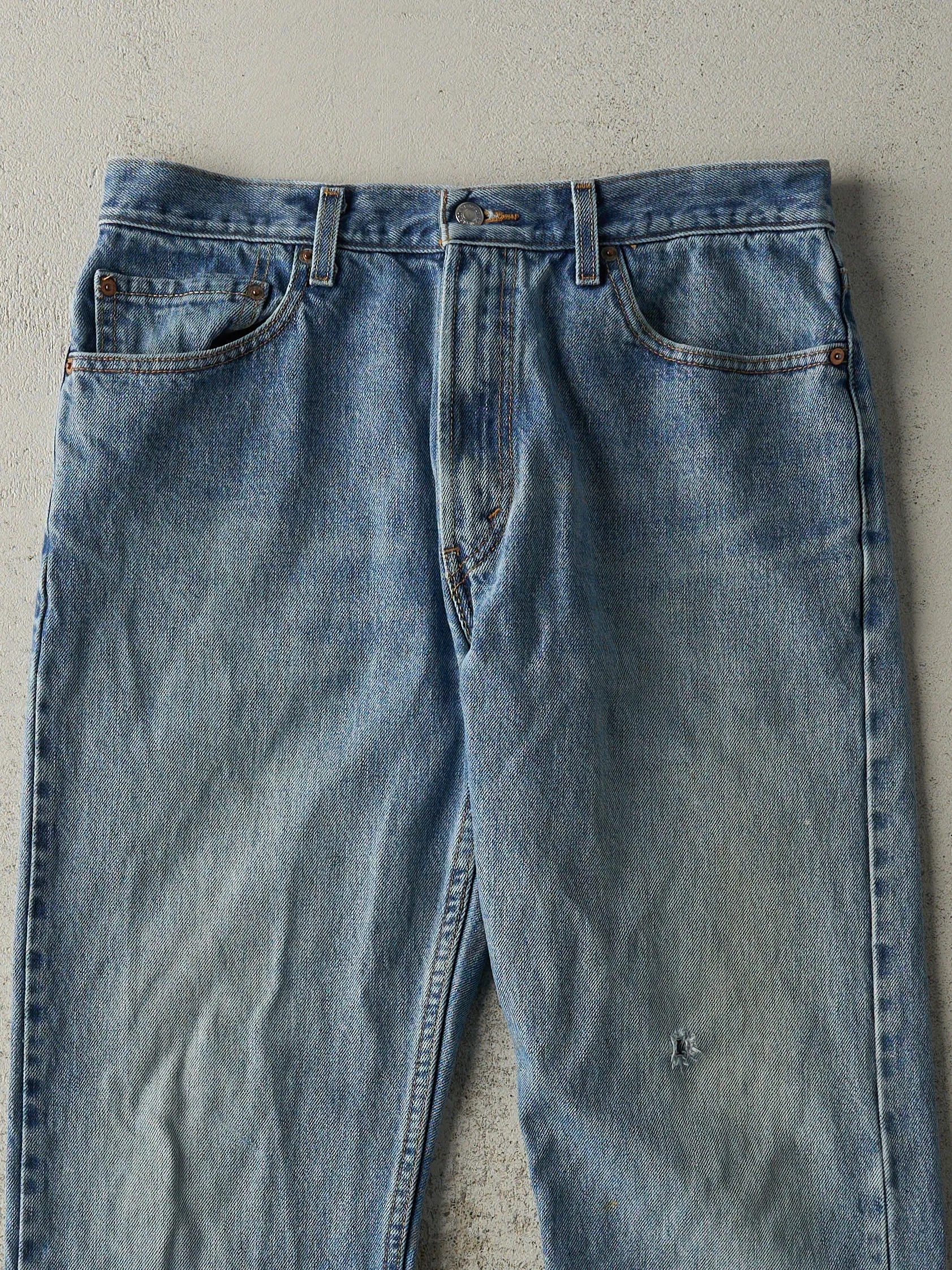 Vintage Y2K Light Wash Levi's 505 Jeans (33x29) sold by Rebalance Vintage product image thumbnail 4