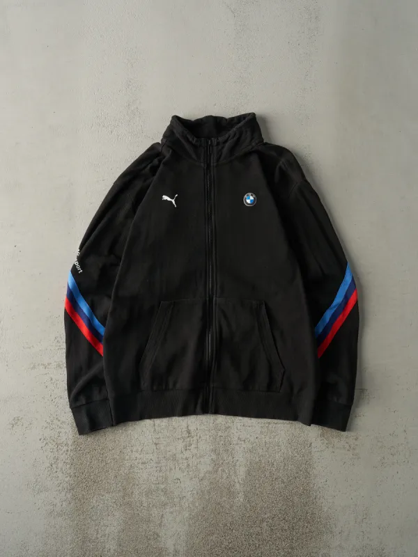 Vintage Y2K Black BMW M Series Zip Up Sweatshirt (M/L) sold by Rebalance Vintage