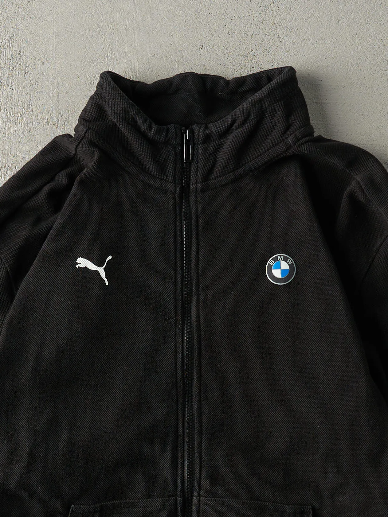 Vintage Y2K Black BMW M Series Zip Up Sweatshirt (M/L) sold by Rebalance Vintage product image thumbnail 3