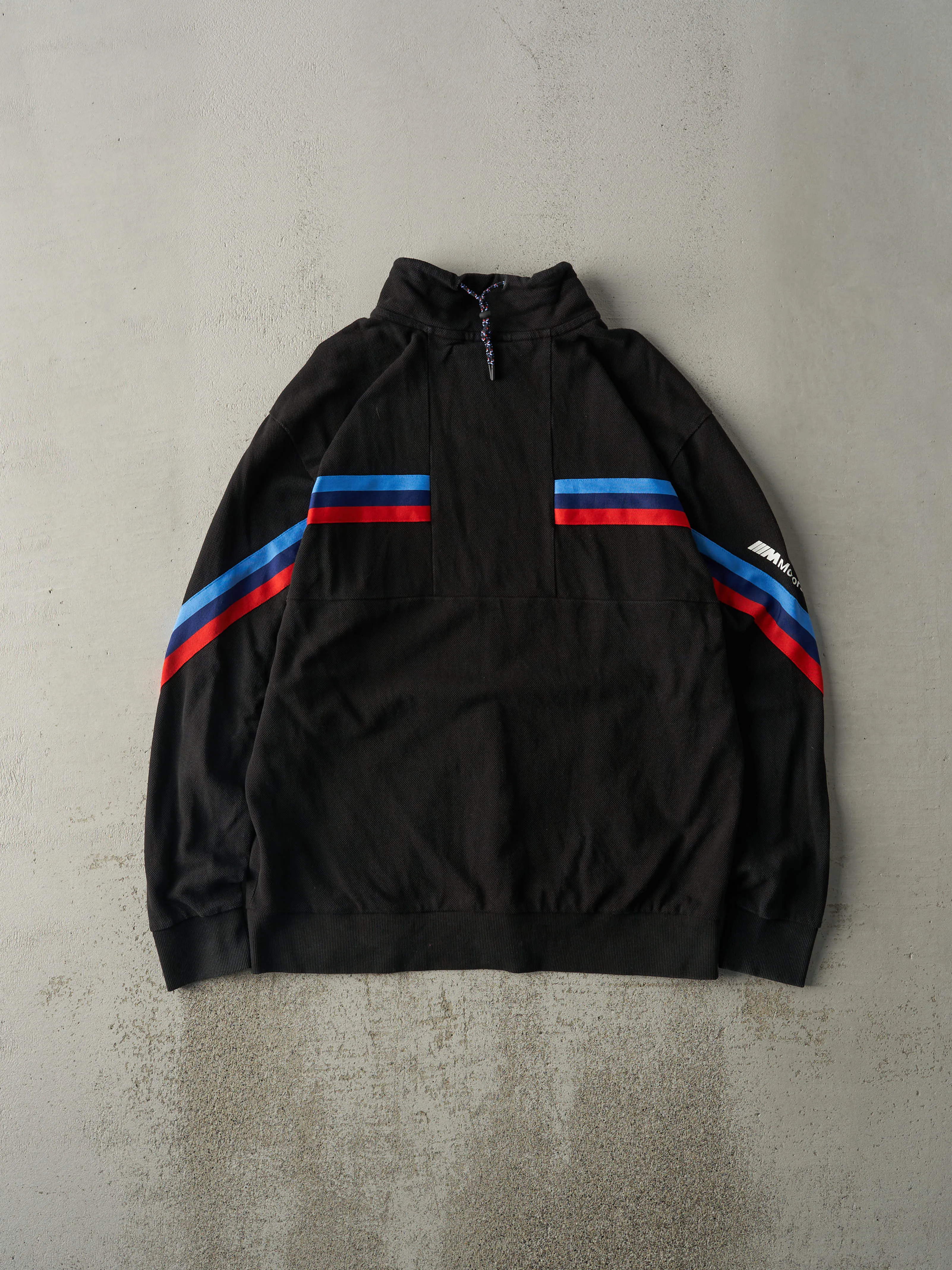 Vintage Y2K Black BMW M Series Zip Up Sweatshirt (M/L) sold by Rebalance Vintage product image thumbnail 2