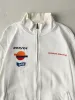 Vintage Y2K White Honda Racing Gas Zip Up Sweatshirt (L) sold by Rebalance Vintage