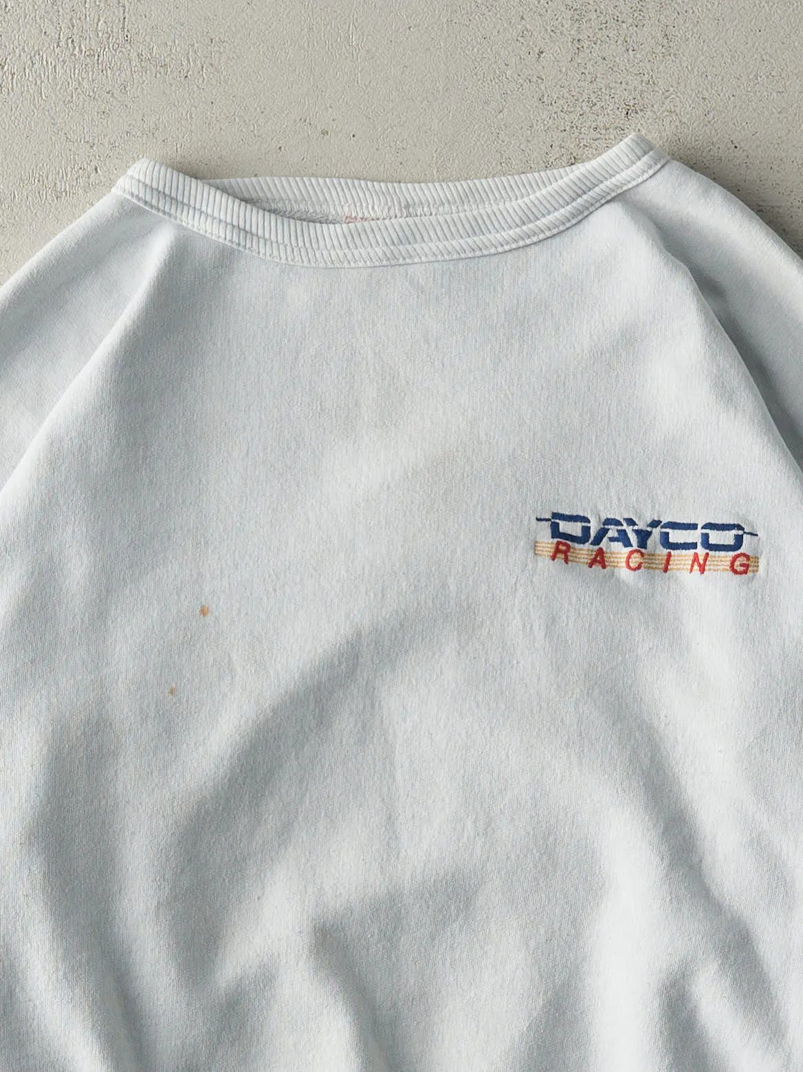 Vintage Y2K White Dayco Racing Boxy Crewneck (M/L) sold by Rebalance Vintage product image thumbnail 2