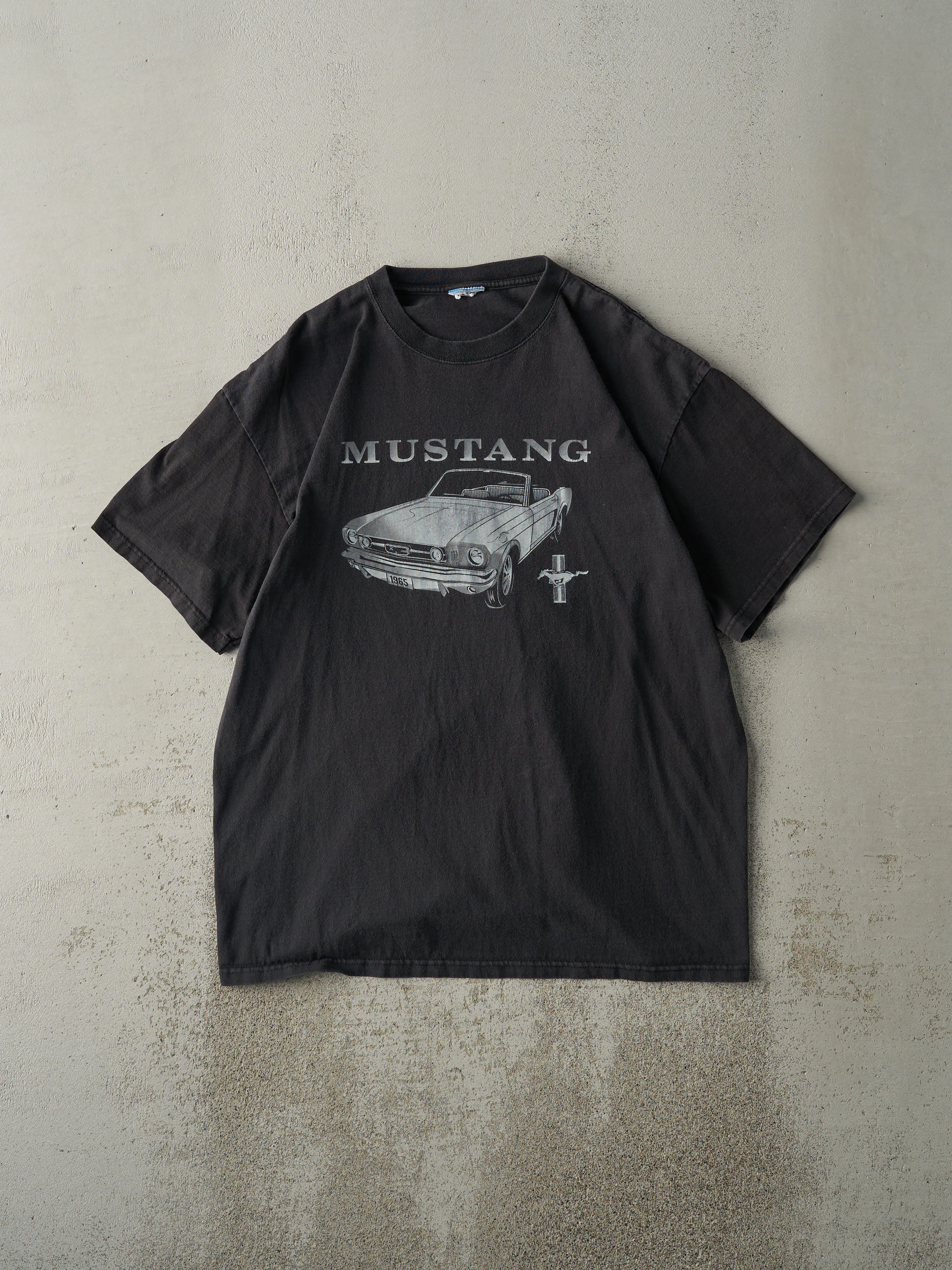 Vintage 90s Faded Black Mustang Car Tee (M/L) sold by Rebalance Vintage