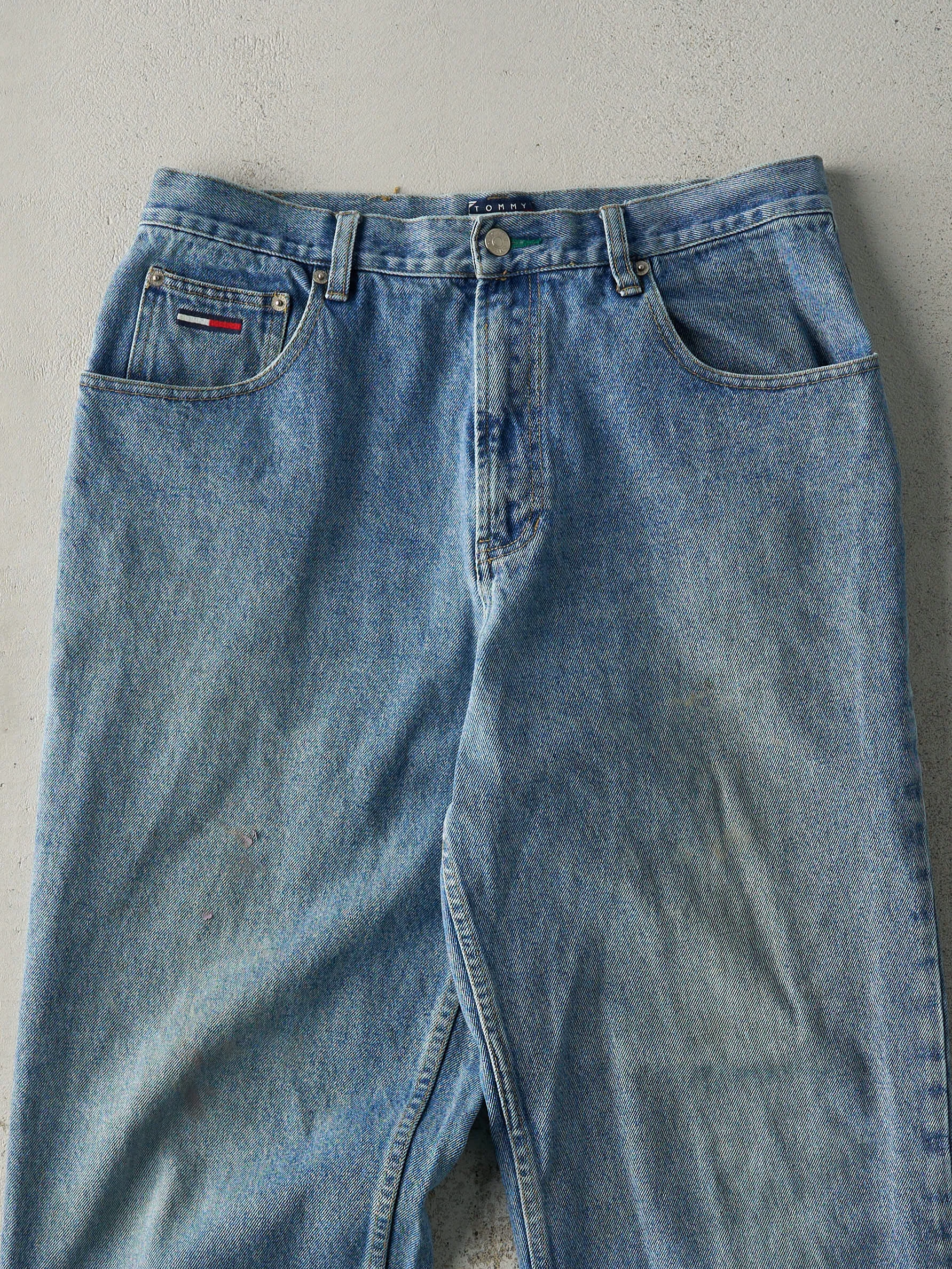 Vintage 90s Light Wash Tommy Jeans (33x30.5) sold by Rebalance Vintage product image thumbnail 4
