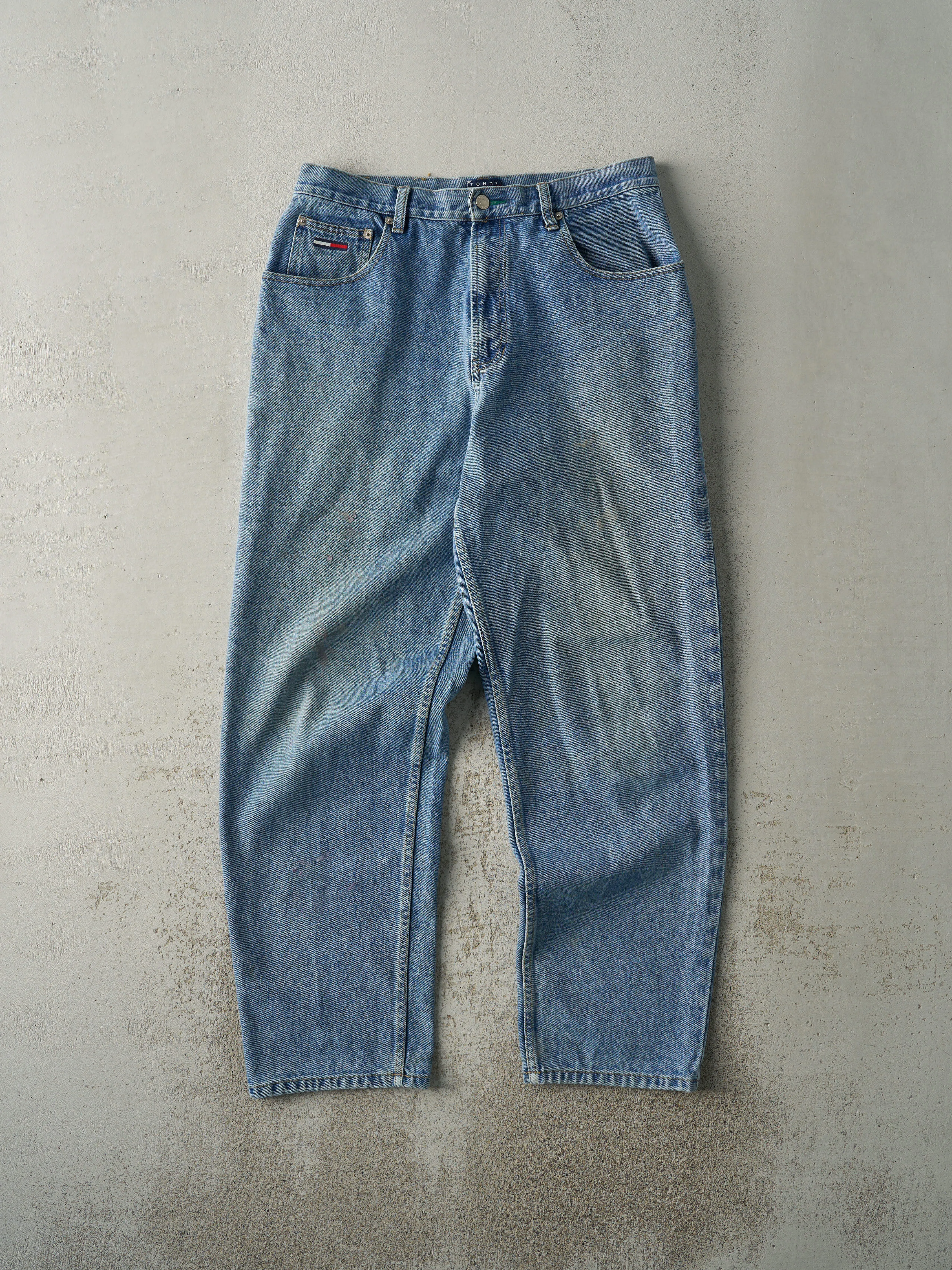Vintage 90s Light Wash Tommy Jeans (33x30.5) sold by Rebalance Vintage