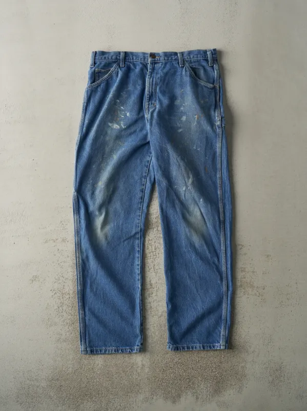Vintage 90s Mid Wash Dickies Carpenter Jeans (36.5x32.5) sold by Rebalance Vintage
