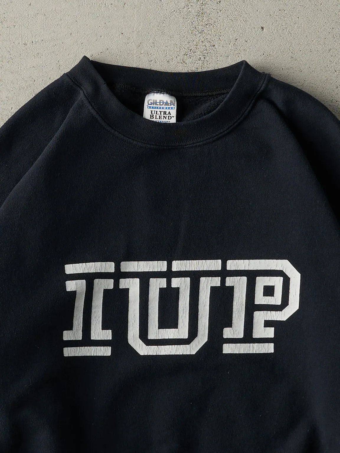 Vintage Y2K Black IUP Crewneck (L) sold by Rebalance Vintage product image thumbnail 2