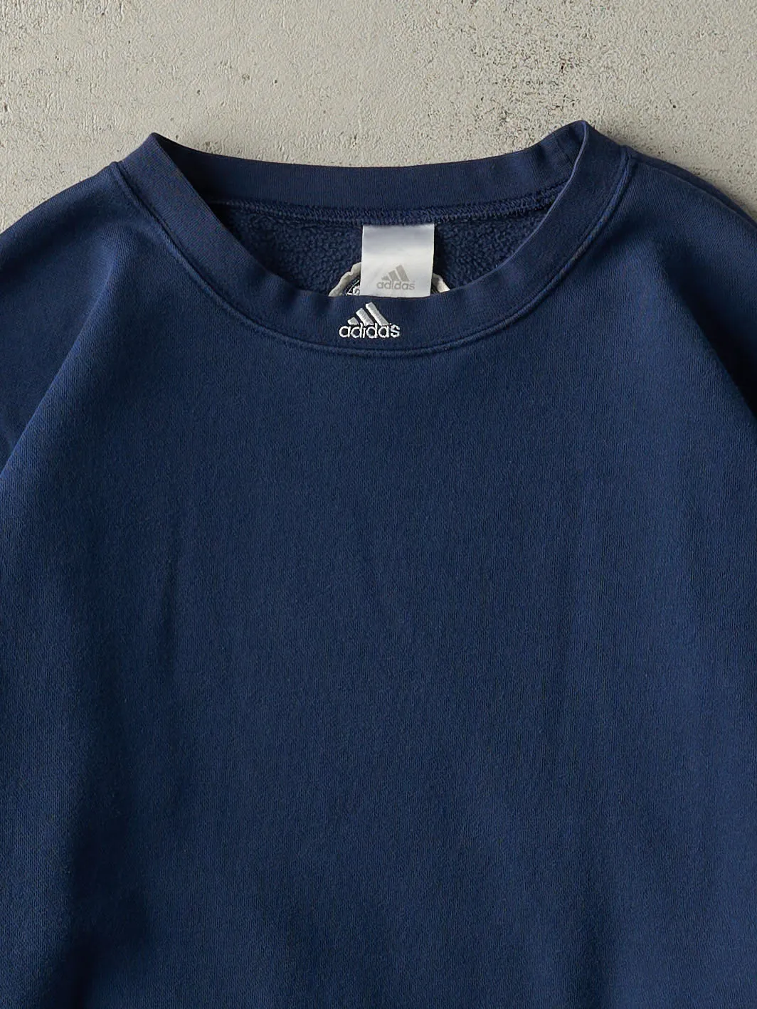 Vintage Y2K Navy Blue Nipissing University Lakers Adidas Crewneck (XL) sold by Rebalance Vintage product image thumbnail 3