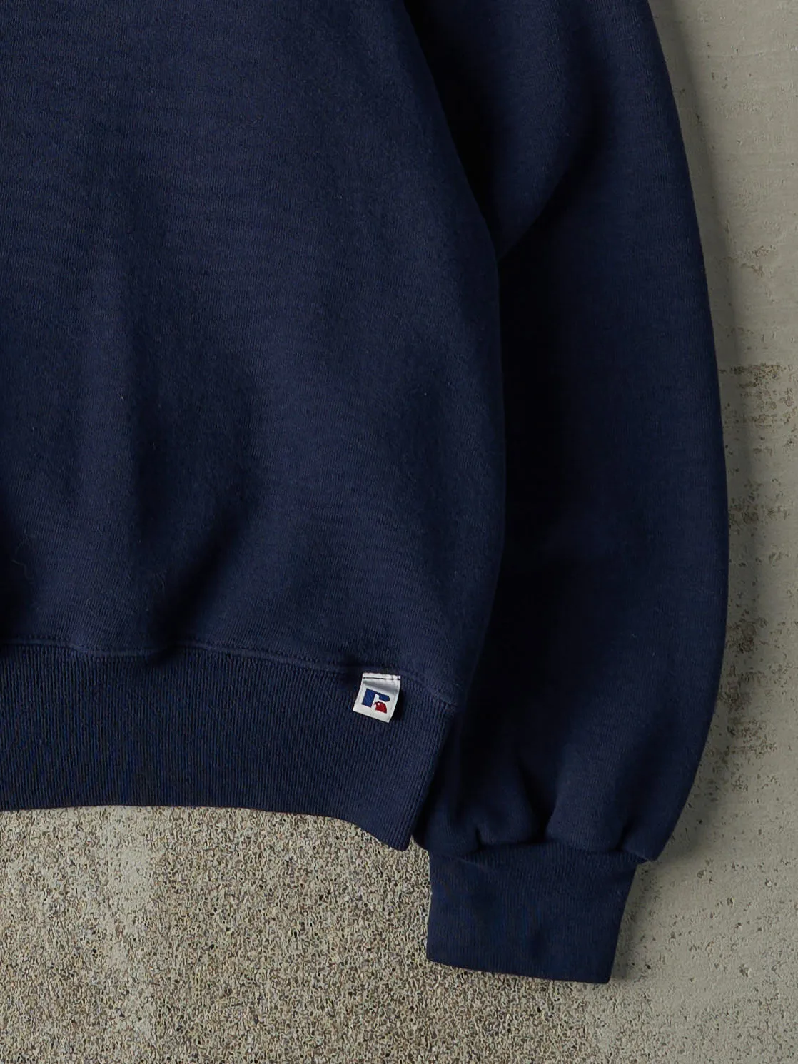 Vintage 90s Navy Blue Crescent Cowboys Russell Athletics Crewneck (L) sold by Rebalance Vintage product image thumbnail 3