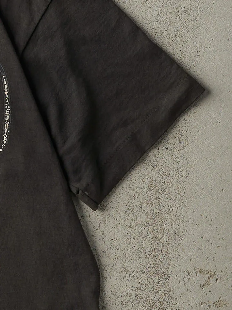 Vintage 90s Faded Black Hollywood Beach Single Stitch Tee (M/L) sold by Rebalance Vintage product image thumbnail 3