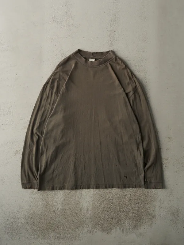 Vintage Y2K Green Blank Gap Long Sleeve (L) sold by Rebalance Vintage