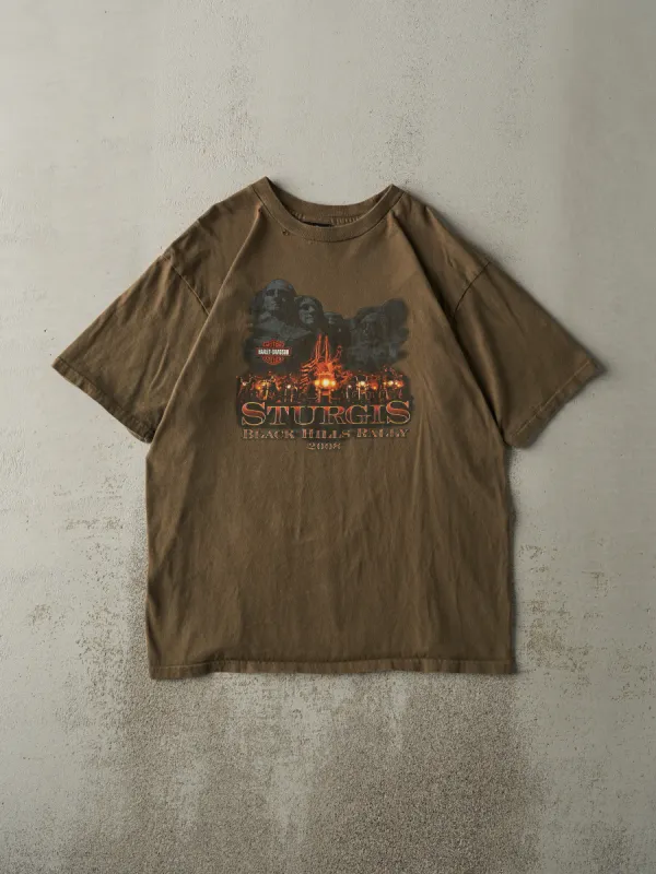 Vintage 08' Green Harley Davidson Sturgis Black Hills Rally Tee (L) sold by Rebalance Vintage
