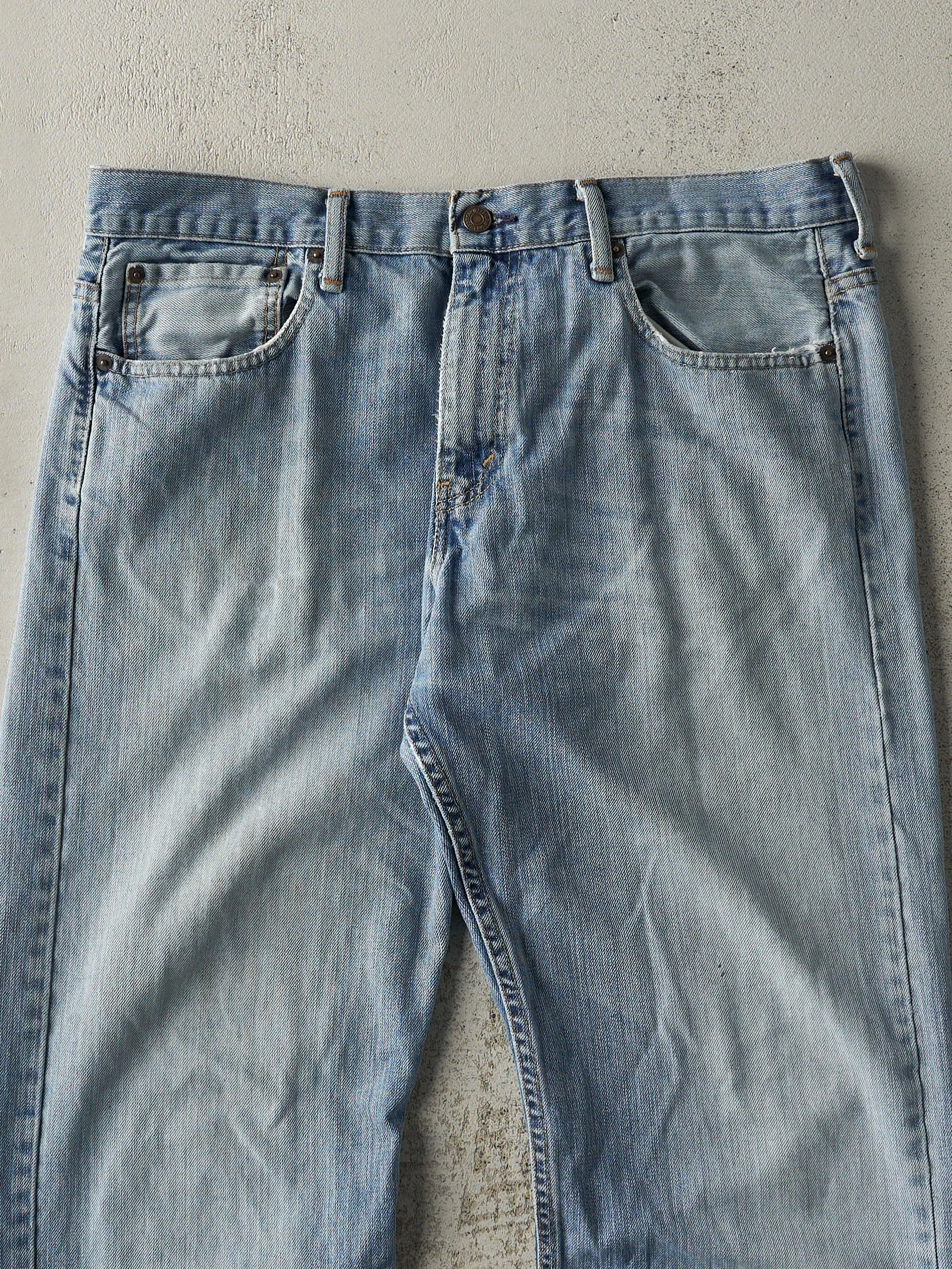Vintage Y2K Light Wash Levi's 569 Jeans (36x32) sold by Rebalance Vintage product image thumbnail 4