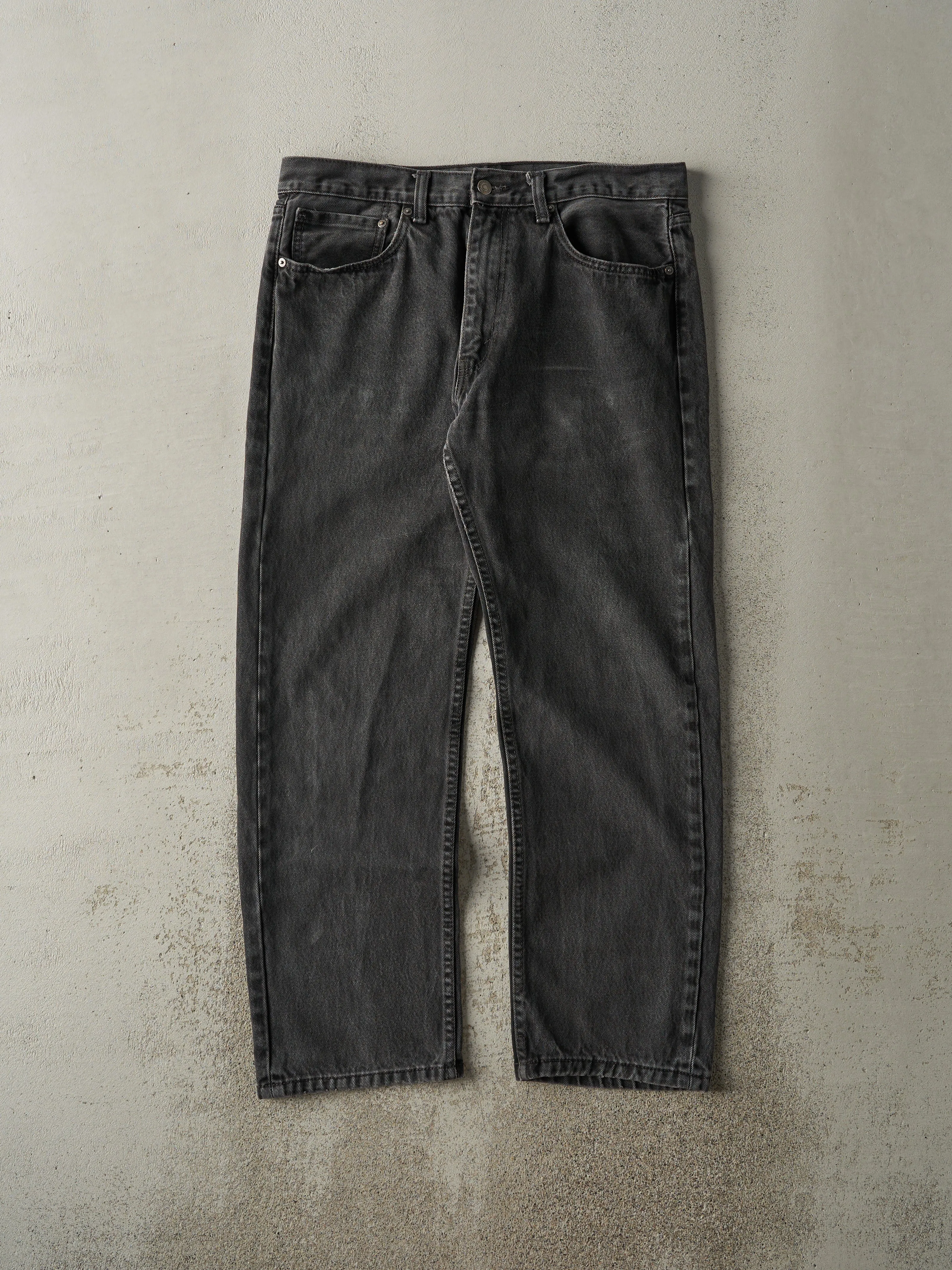 Vintage Y2K Faded Black Levi's 505 Denim Pants (35.5x29) sold by Rebalance Vintage