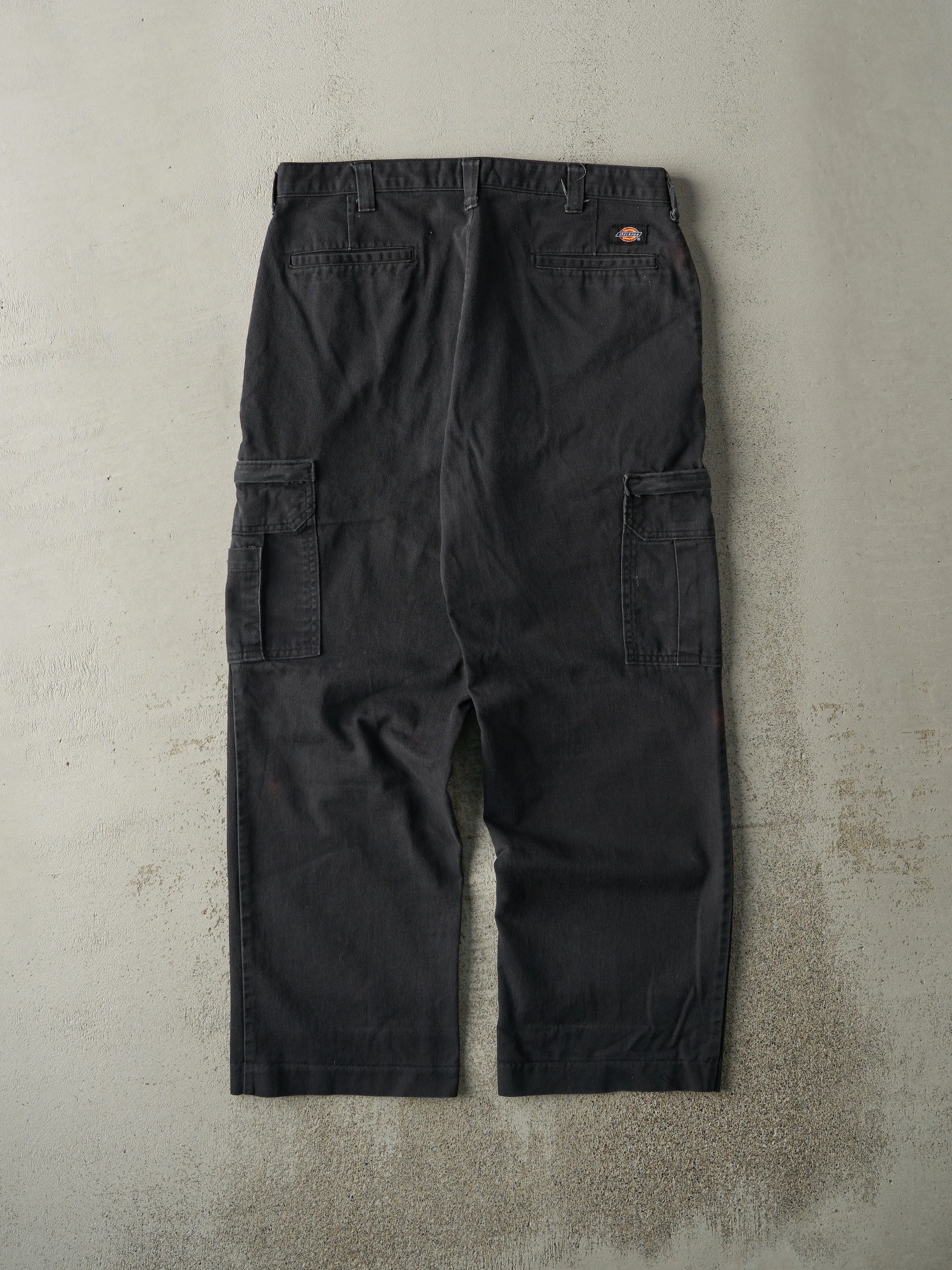 Vintage 90s Black Dickies Cargo Work Pants (34x28.5) sold by Rebalance Vintage product image thumbnail 2