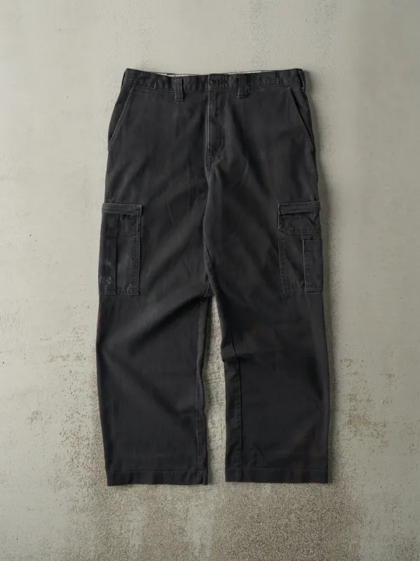Vintage 90s Black Dickies Cargo Work Pants (34x28.5) sold by Rebalance Vintage