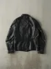 Vintage 90s Black Sears Biker Leather Jacket (M) sold by Rebalance Vintage