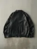 Vintage 90s Black Wilson's Leather Jacket (XL) sold by Rebalance Vintage