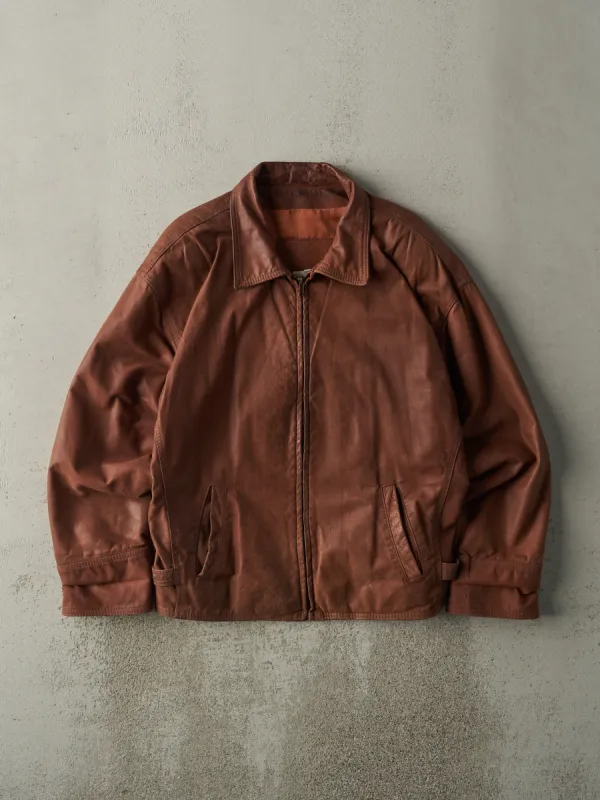 Vintage CMM Canada Brown Leather Jacket - XXXL | Parallel