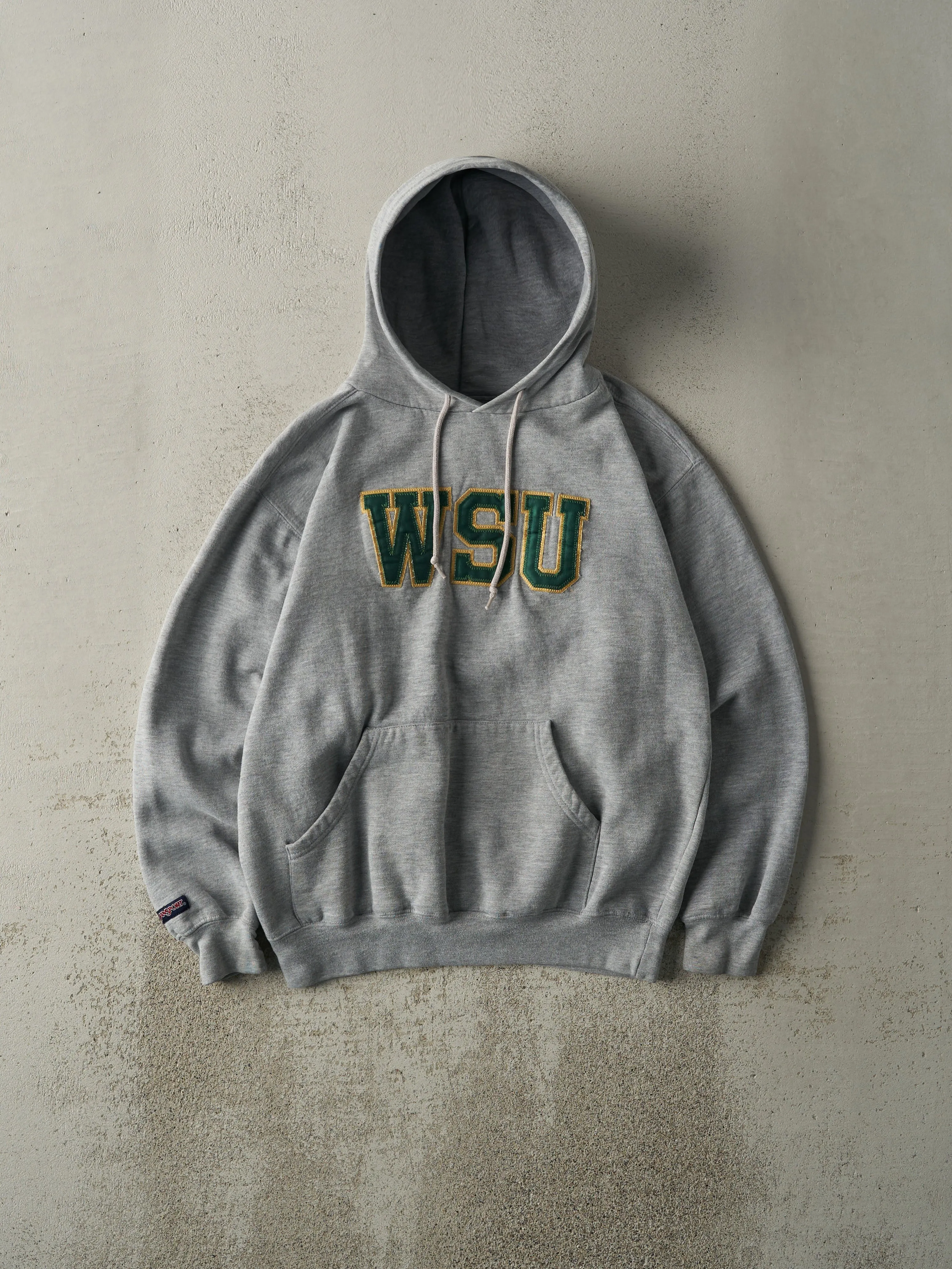 Vintage Y2K Grey Wayne State University Hoodie (S/M) sold by Rebalance Vintage