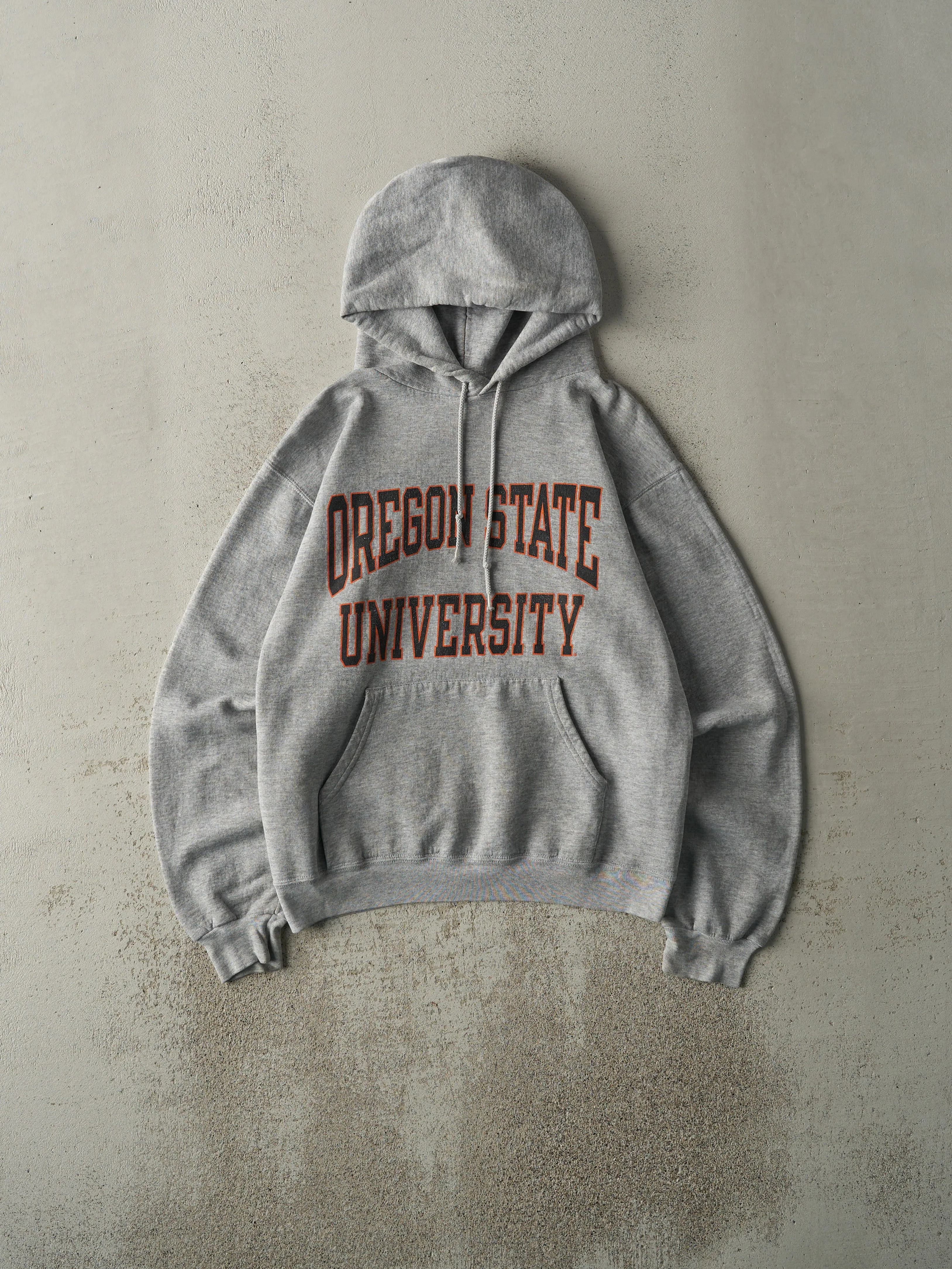 Vintage Y2K Grey Oregon State University Hoodie (S/M) sold by Rebalance Vintage