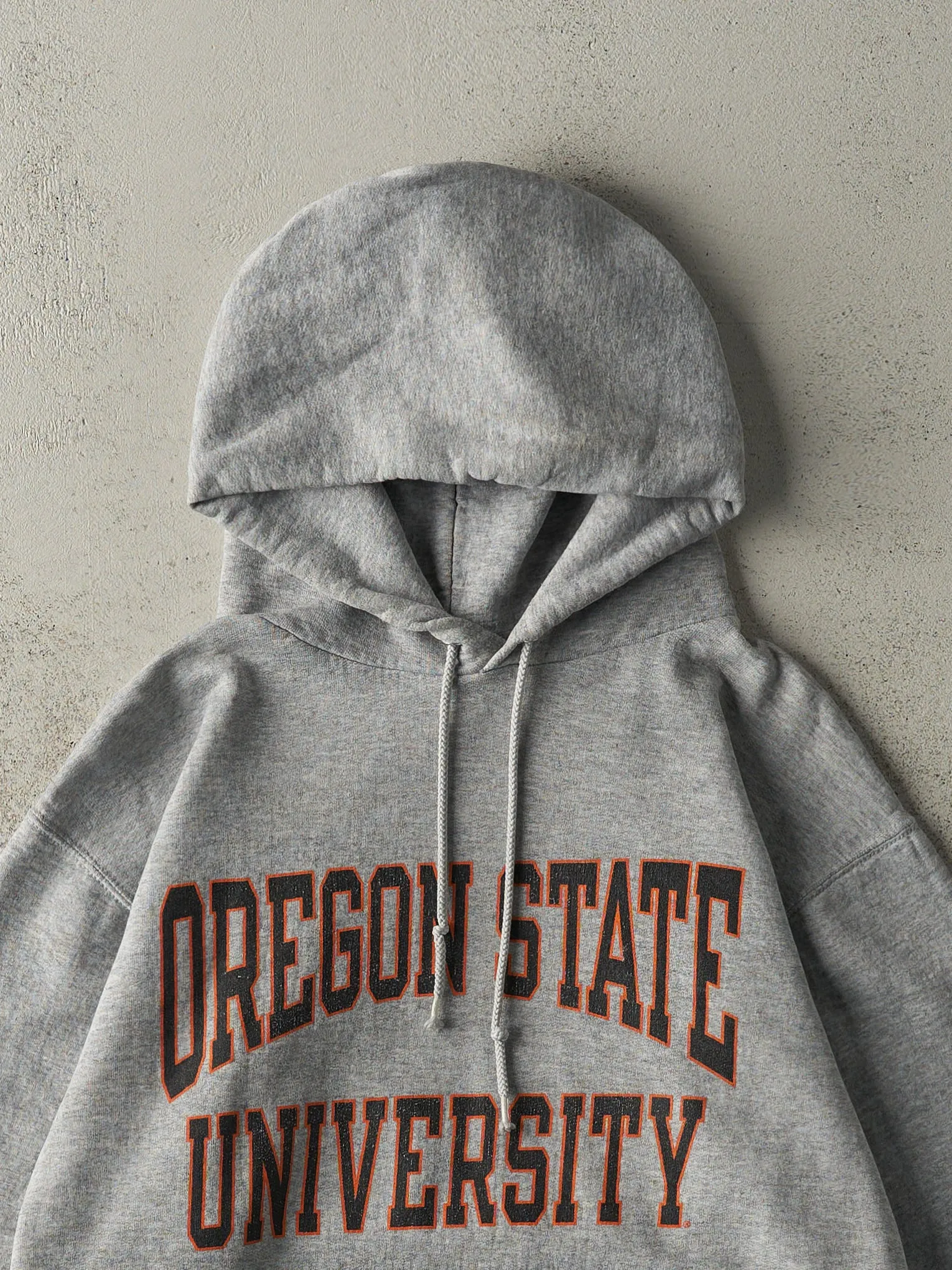 Vintage Y2K Grey Oregon State University Hoodie (S/M) sold by Rebalance Vintage product image thumbnail 2