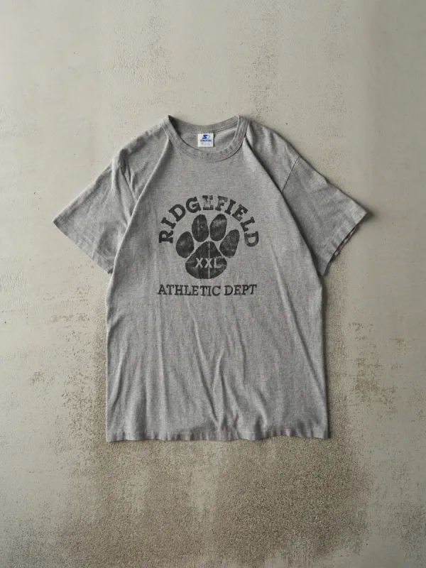Vintage 90s Grey Ridgefield Athletics Starter Tee (M/L) sold by Rebalance Vintage