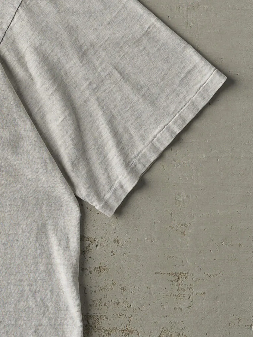 Vintage 90s Heather Grey Carroll College Tee (L) sold by Rebalance Vintage product image thumbnail 3