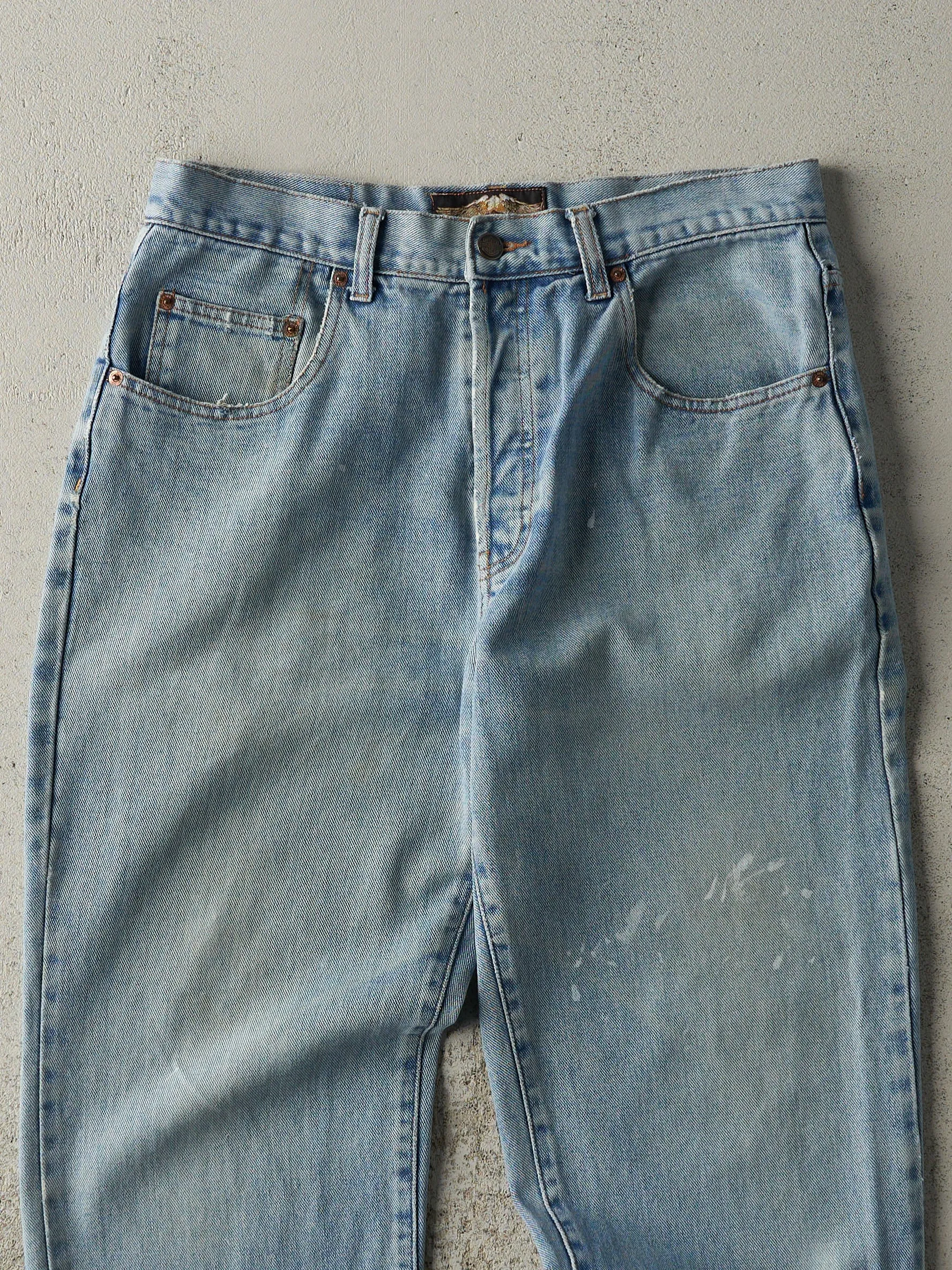 Vintage 90s Light Wash Harley Davidson Jeans (32x28) sold by Rebalance Vintage product image thumbnail 4