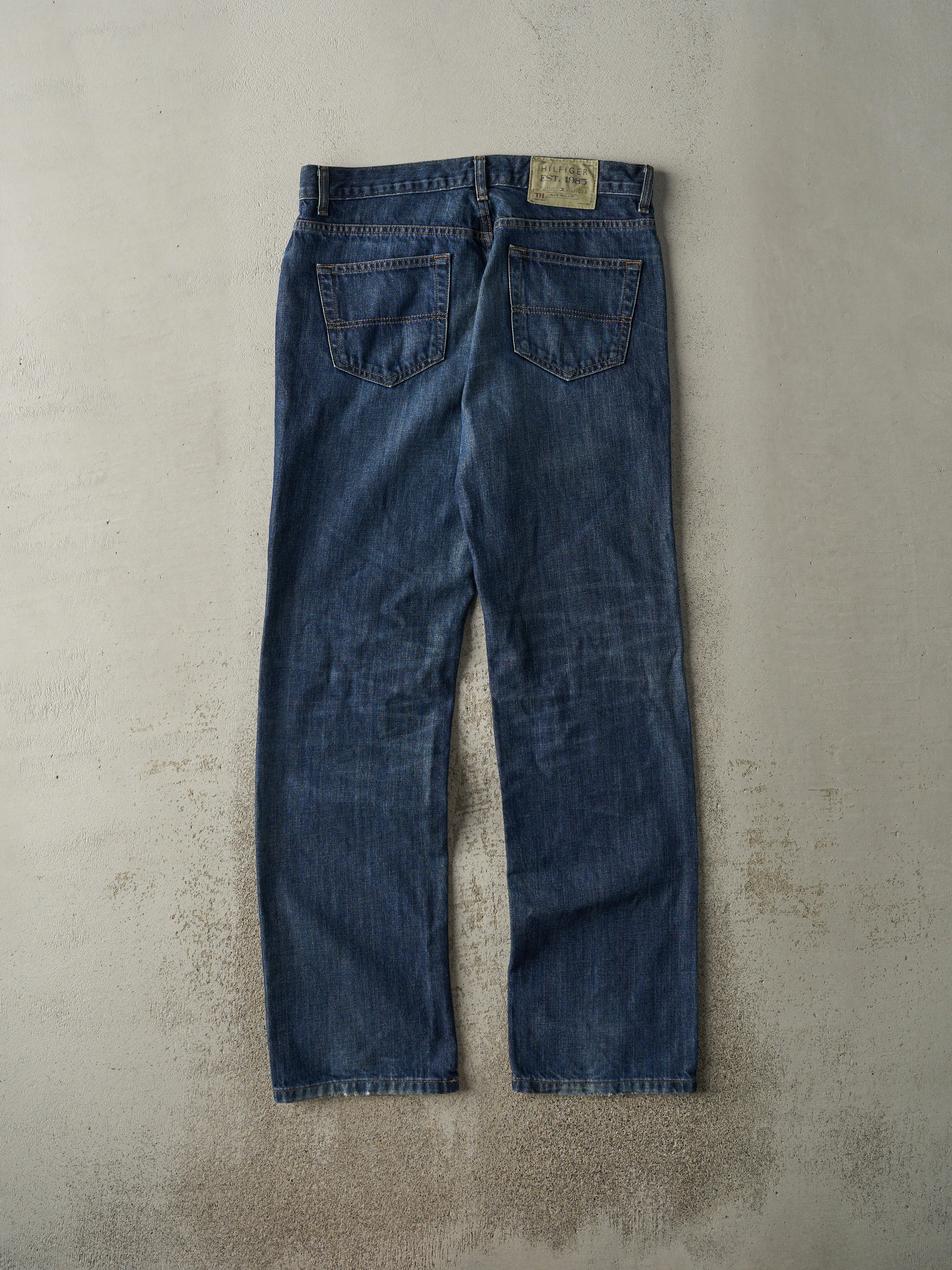 Vintage Y2K Dark Wash Tommy Hilfiger Jeans (34x33) sold by Rebalance Vintage product image thumbnail 3