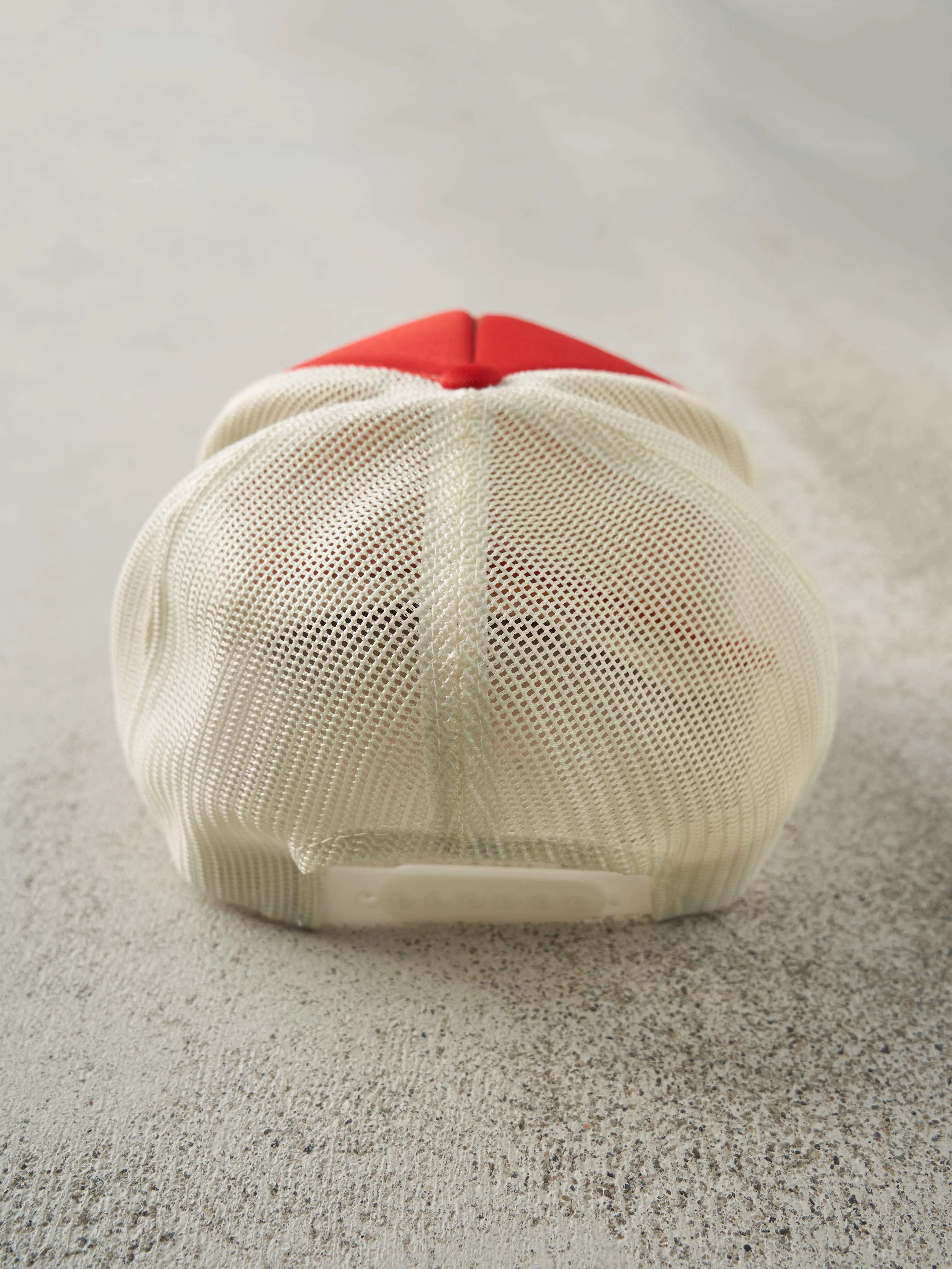 Vintage 80s Red & White Kootrac Foam Trucker Hat sold by Rebalance Vintage product image thumbnail 3