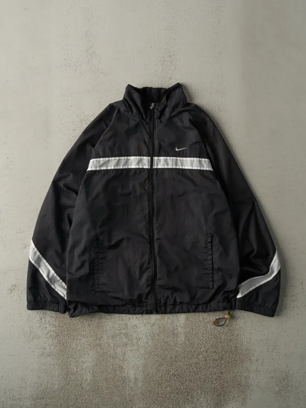 Vintage Y2K Black Reflective Nike Track Jacket (M/L) sold by Rebalance Vintage