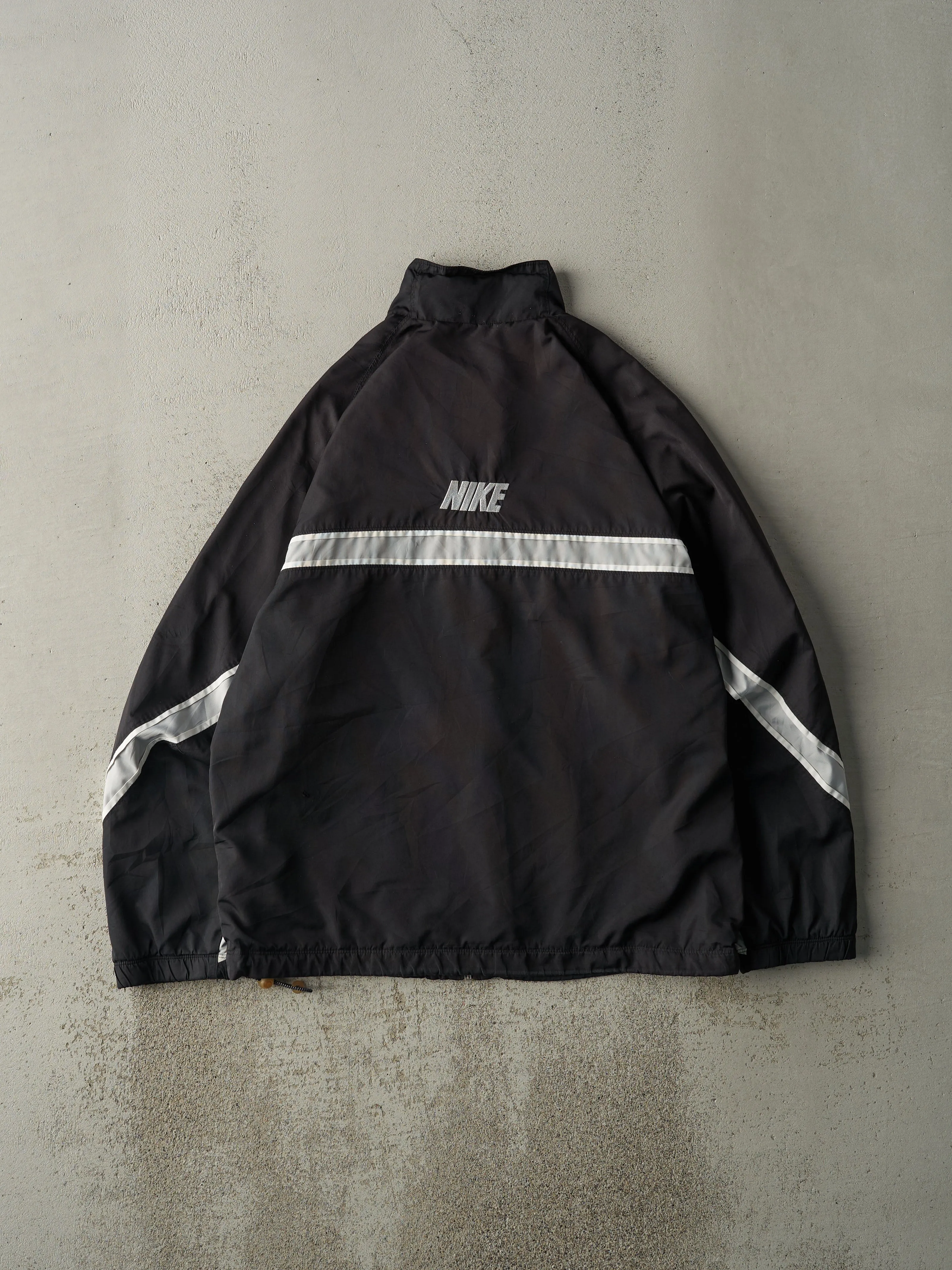 Vintage Y2K Black Reflective Nike Track Jacket (M/L) sold by Rebalance Vintage product image thumbnail 2