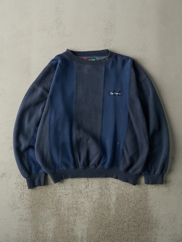 Vintage 90s Navy Blue Embroidered Boss America Crewneck (M/L) sold by Rebalance Vintage