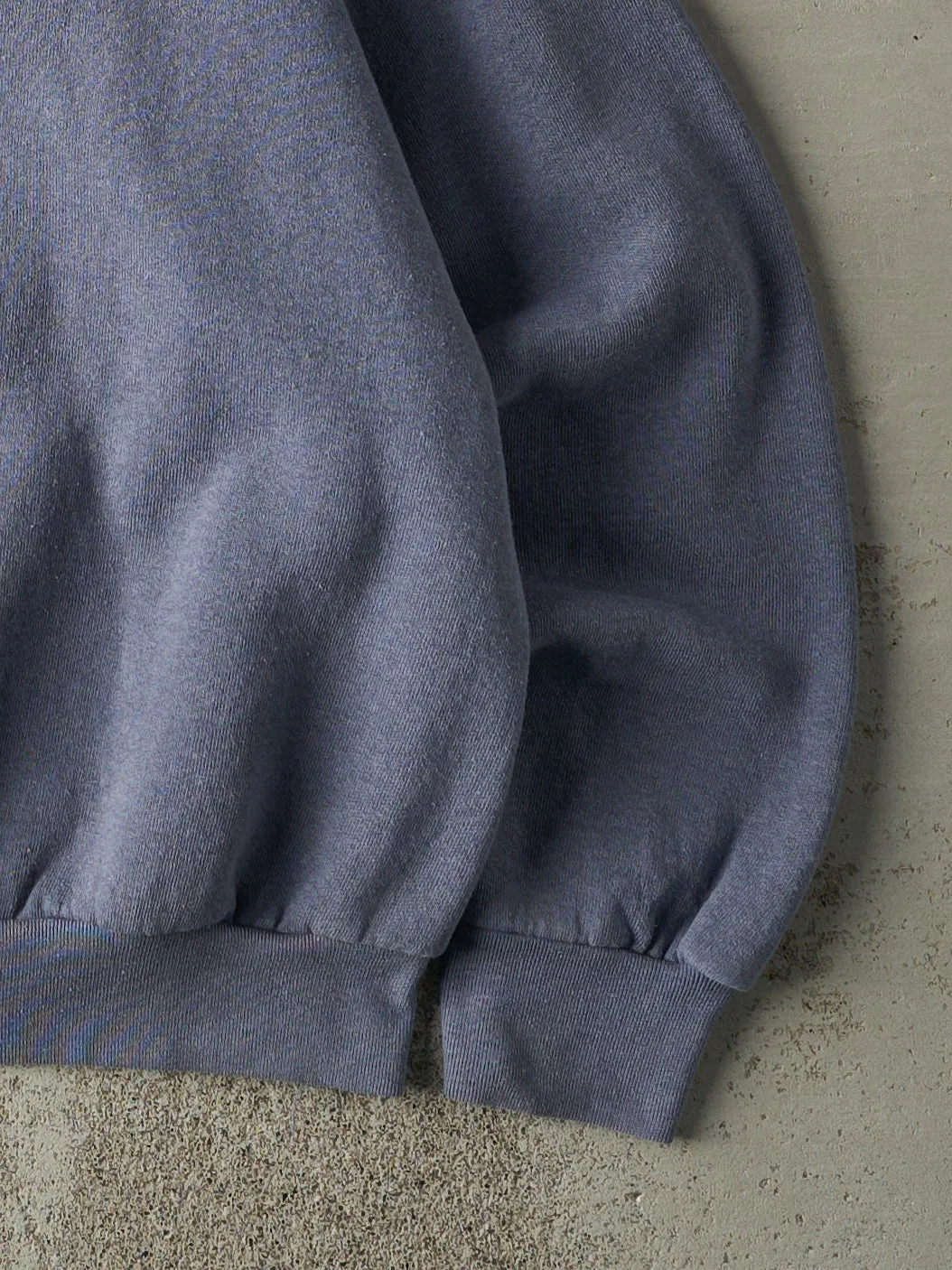 Vintage 90s Washed Blue Blank Crewneck (M) sold by Rebalance Vintage product image thumbnail 3