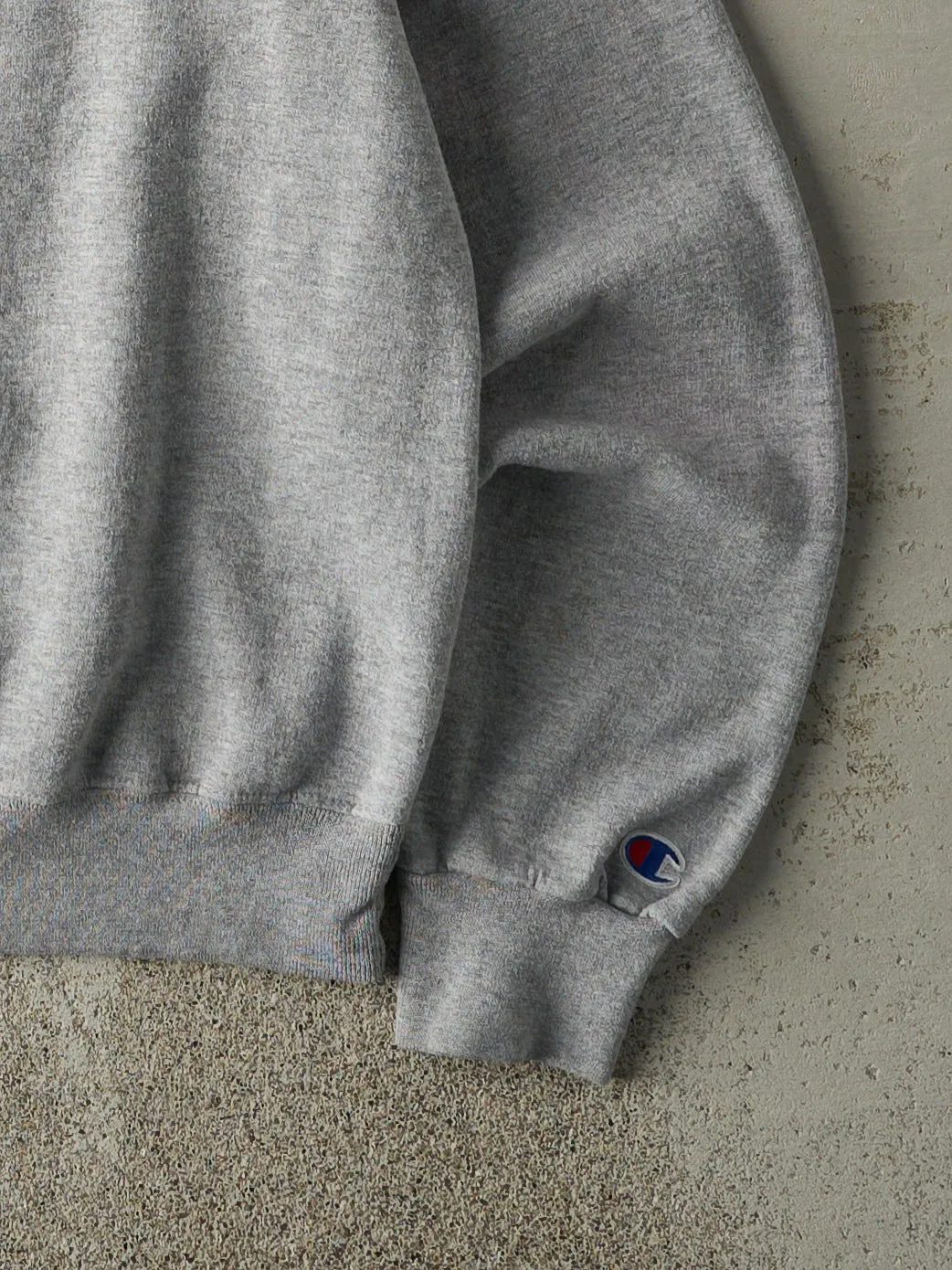 Vintage Y2K Grey UMass Embroidered Crewneck (M) sold by Rebalance Vintage product image thumbnail 3