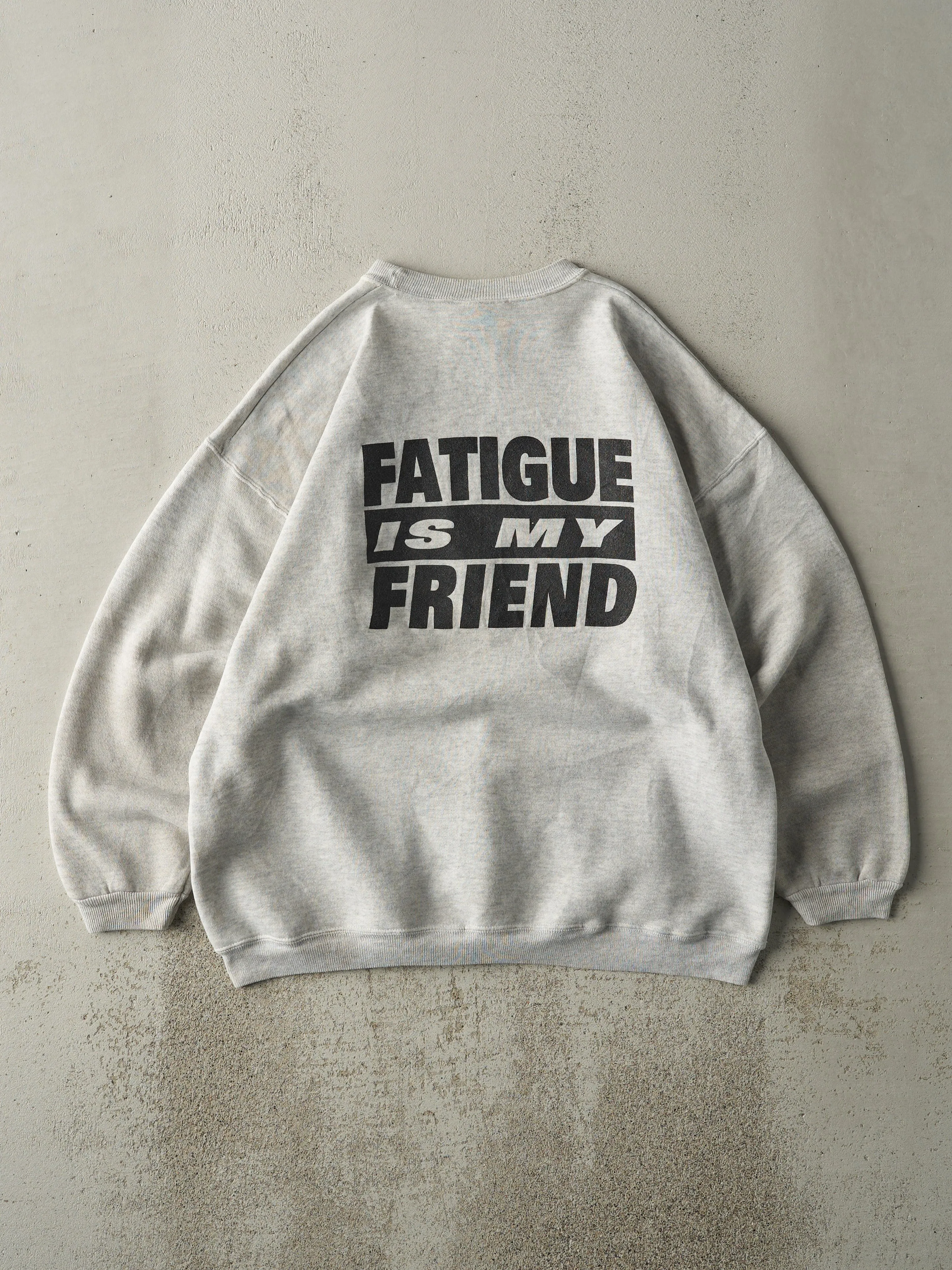 Vintage 90s Heather Grey Willmar Cardinals Wrestling Crewneck (L) sold by Rebalance Vintage product image thumbnail 2