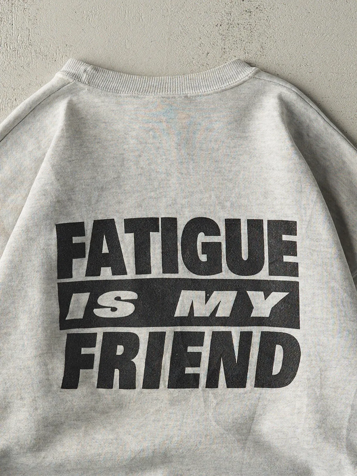 Vintage 90s Heather Grey Willmar Cardinals Wrestling Crewneck (L) sold by Rebalance Vintage product image thumbnail 4