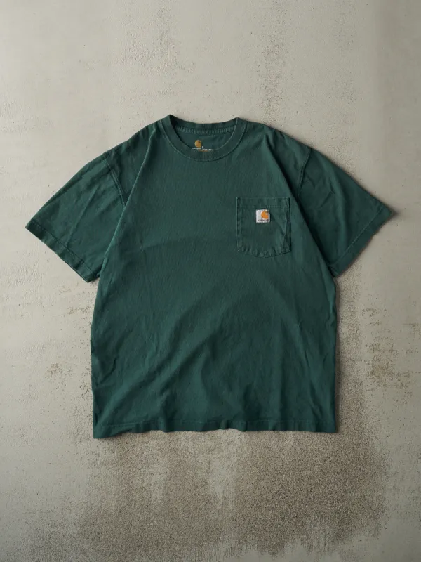 Vintage Y2K Green Carhartt Pocket Tee (L) sold by Rebalance Vintage